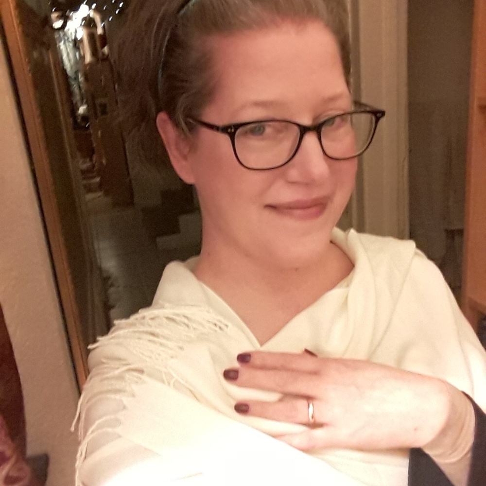 Ivory Pashmina, 30"x70" and a cloud of heaven